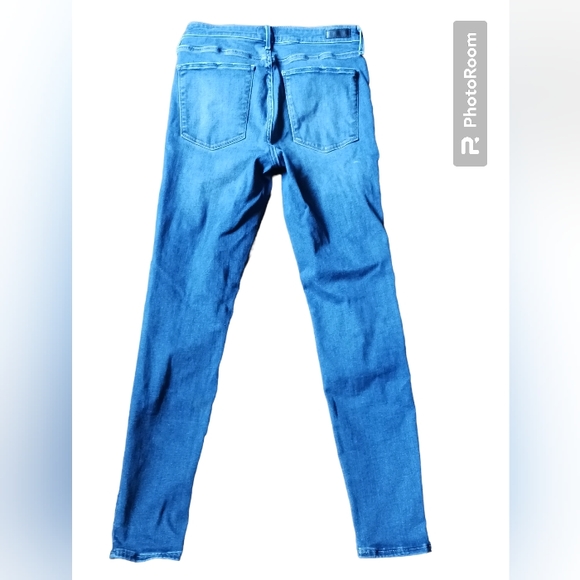 Thrashed Abercrombie Simone High-rise Super Skinny Jeans Size 10 - Picture 2 of 6